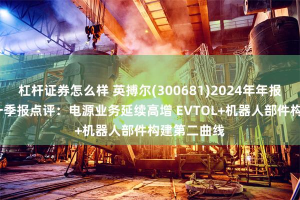 杠杆证券怎么样 英搏尔(300681)2024年年报及2025年一季报点评：电源业务延续高增 EVTOL+机器人部件构建第二曲线