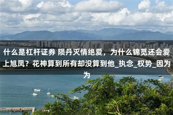 什么是杠杆证券 陨丹灭情绝爱，为什么锦觅还会爱上旭凤？花神算到所有却没算到他_执念_权势_因为